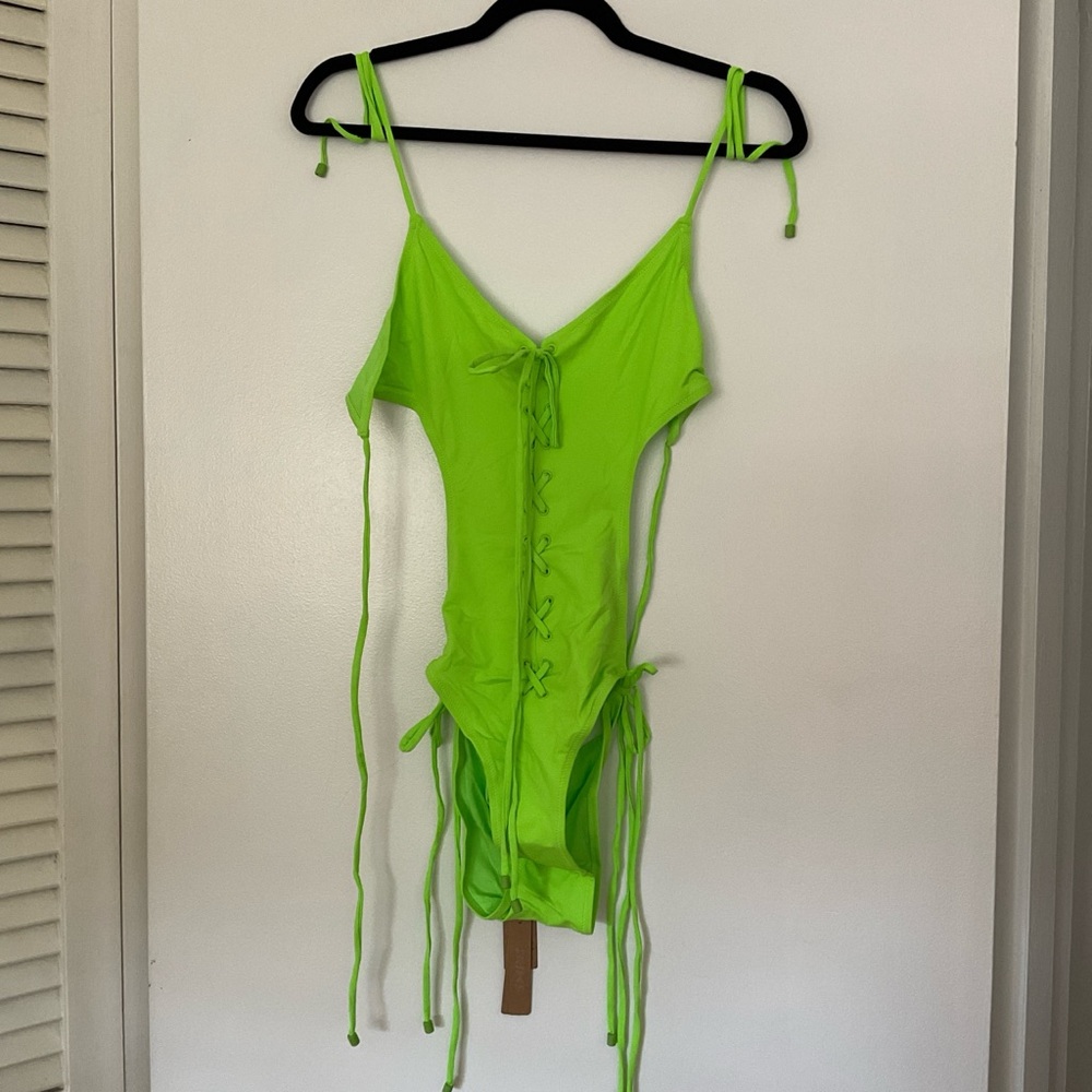 Skims lace up Monokini